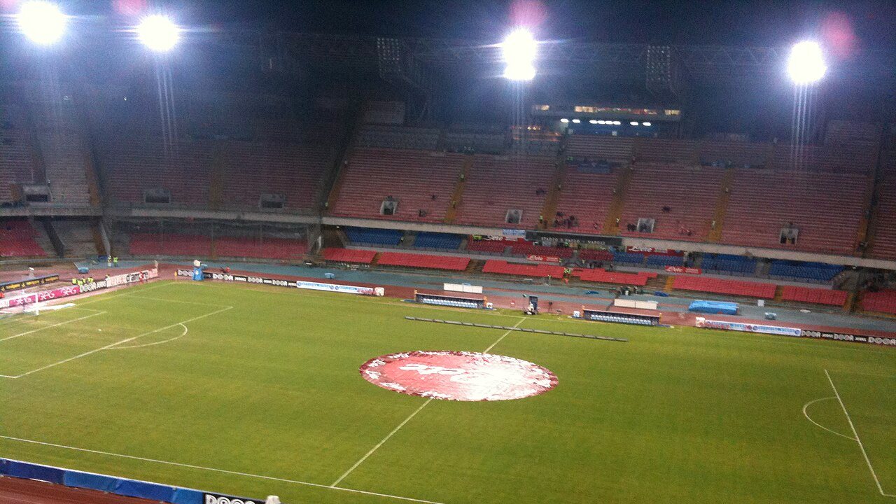 Lo stadio Diego Armando Maradona di Napoli